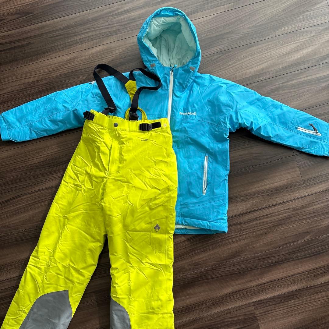 montbell モンベル 子ども用スキーウェア140cm