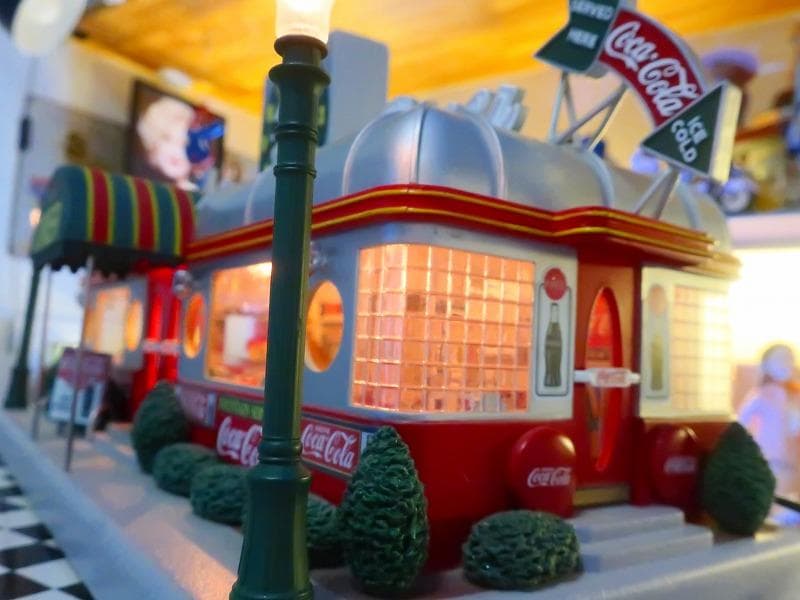 爆レア★絶版★コカコーラ ダンバリーミント アメリカンダイナー ジオラマクロック