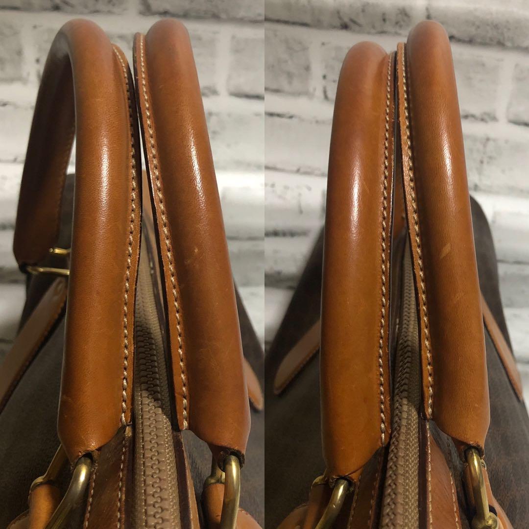 CELINE セリーヌ⭐️ボストンバッグ マカダム柄 レザー PVC