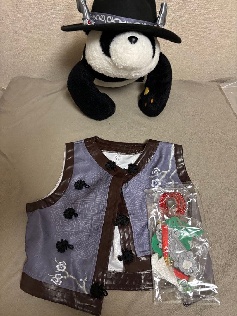 【コスプレ】第五人格 白黒無常 麒麟商人 黒無常衣装