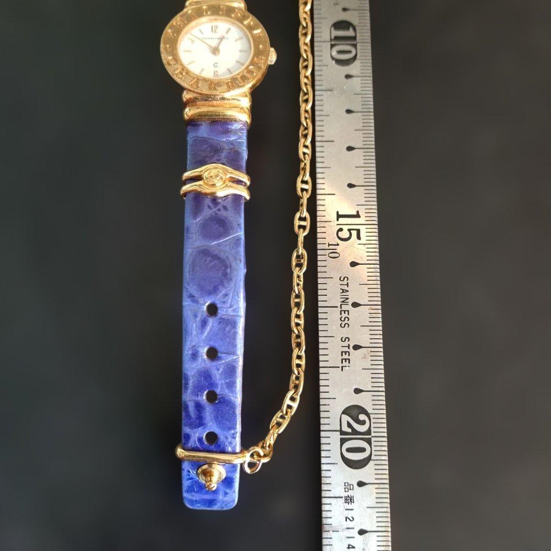 Philippe CHARRIOT swiss made ２針 ゴールド&ブルー