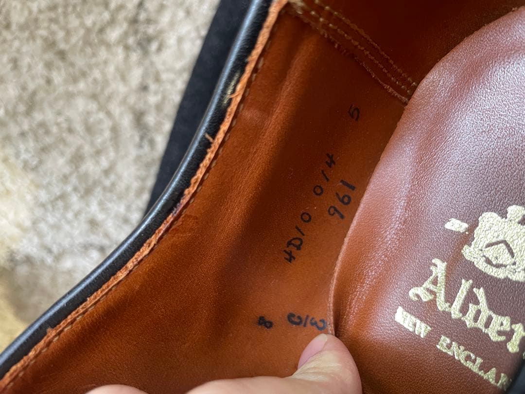 あーりーAlden オールデン 961 アバディーンラスト 8E カーフ