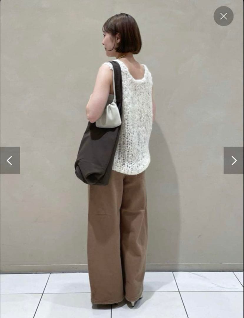 Plage プラージュ　ノベルティ　エコバッグ　チャーム ブラウン