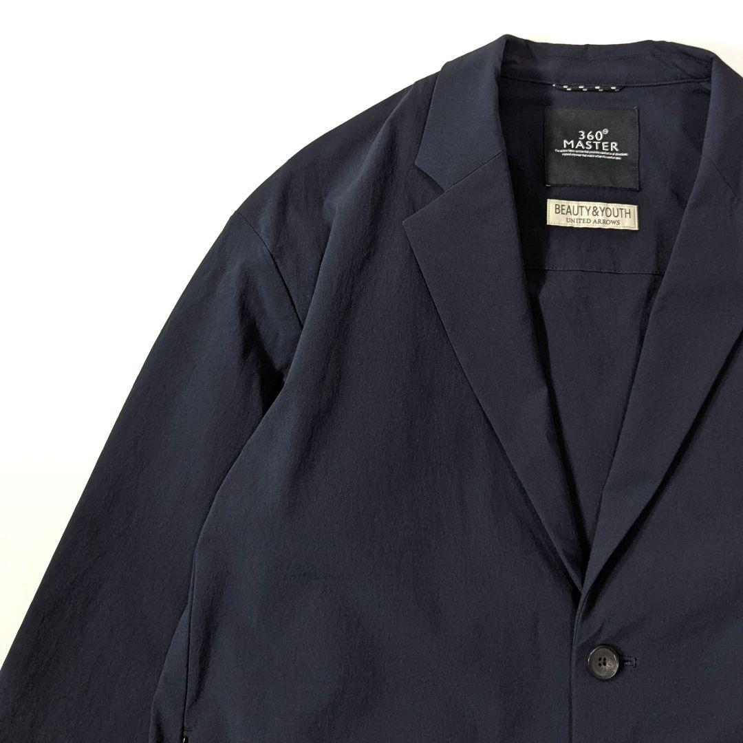 極美品★BY　360 master　リラックス2ボタン　テーラードジャケット　紺