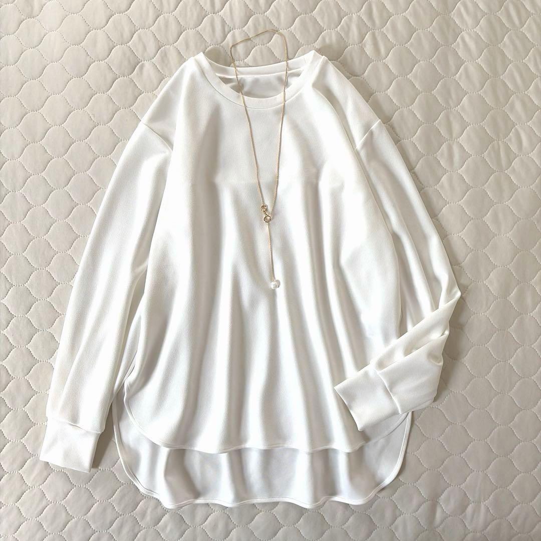 【美品】BEARDSLEY Tブラウス　サイズ0 ホワイト