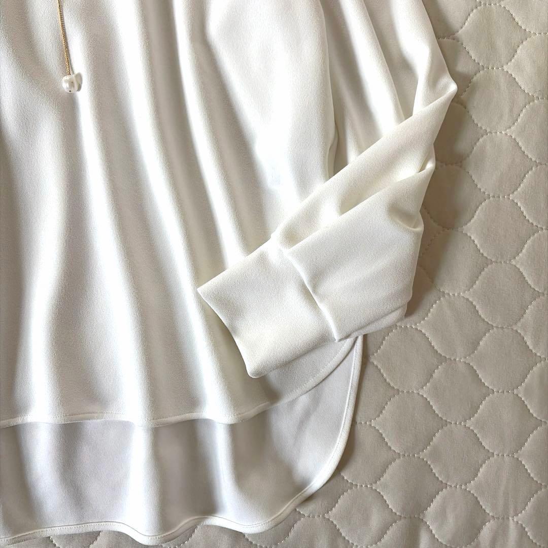 【美品】BEARDSLEY Tブラウス　サイズ0 ホワイト