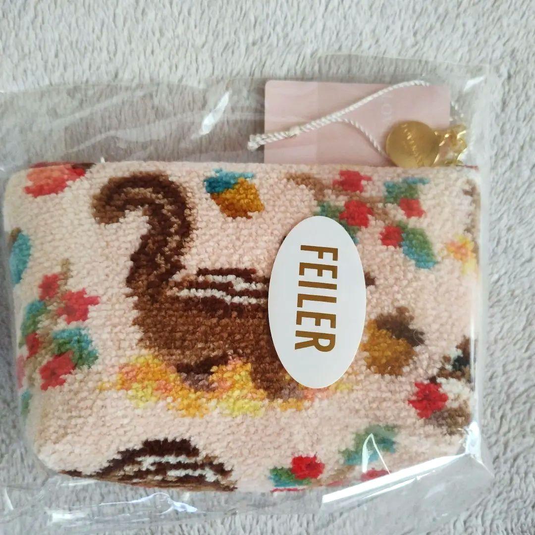 フェイラー ハンカチ・ポーチセット　シマシマリス