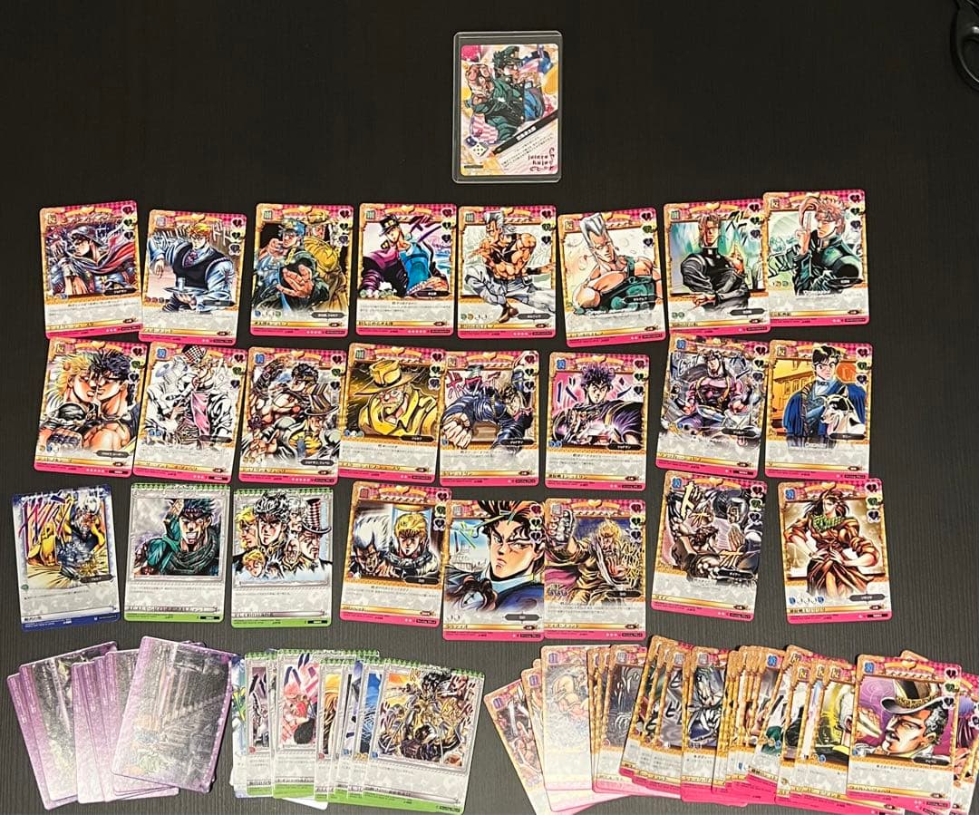 ジョジョの奇妙な冒険ABC 第1弾 空条承太郎レア+アンコモンカード全78種類