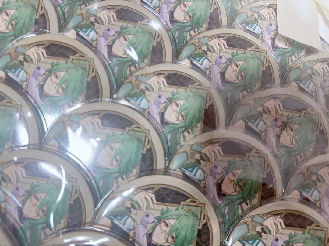 原神 缶バッジ 白朮 痛バ A3