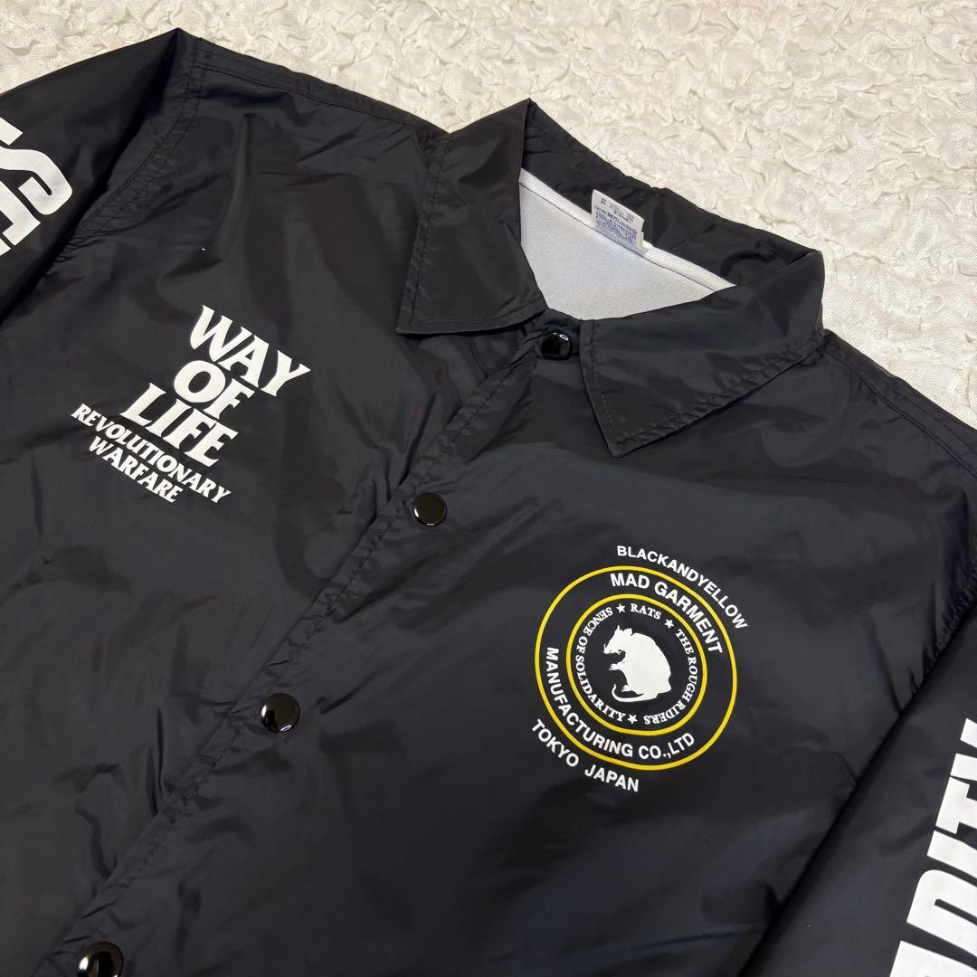 極美品 RATS ホットロッド 限定 コーチジャケット 黒 WAYOFLIFE