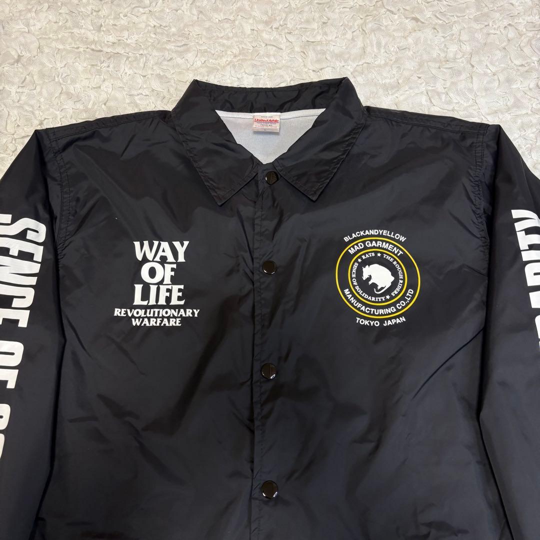 極美品 RATS ホットロッド 限定 コーチジャケット 黒 WAYOFLIFE