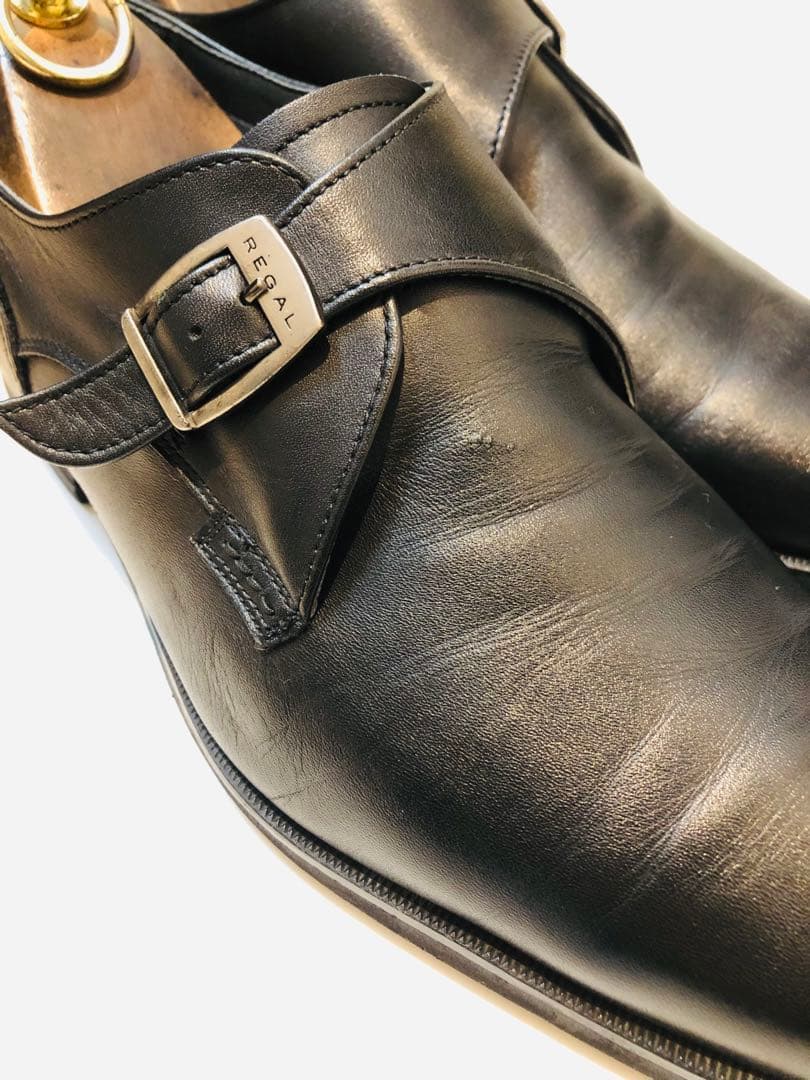 ★超美品★定価32,000円！リーガル モンクストラップ ゴアテックス27EEE