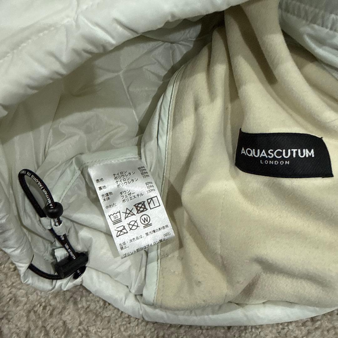 Aquascutun/アクアスキュータム ゴルフダウン90% ベスト パーカー