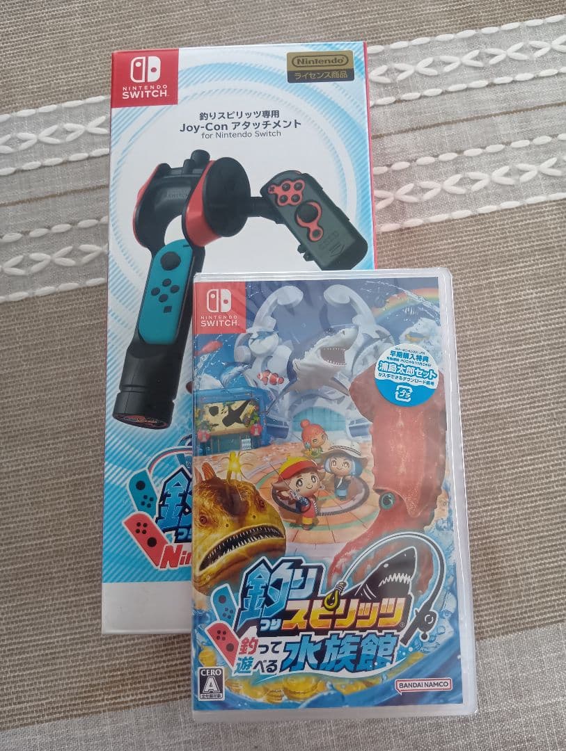 釣りスピリッツ 釣って遊べる水族館 + Joy-Conの未開封新品セット