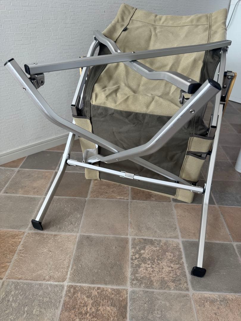 【asura】スノーピーク（ peak）　ローチェア30 カーキ②