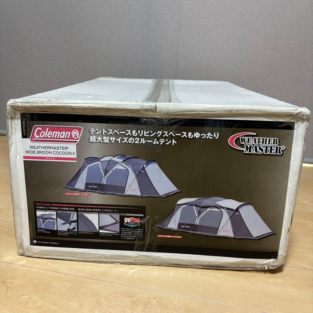 新品☆コールマン ウェザーマスター ワイド2ルーム コクーンⅡ テント/キャンプ