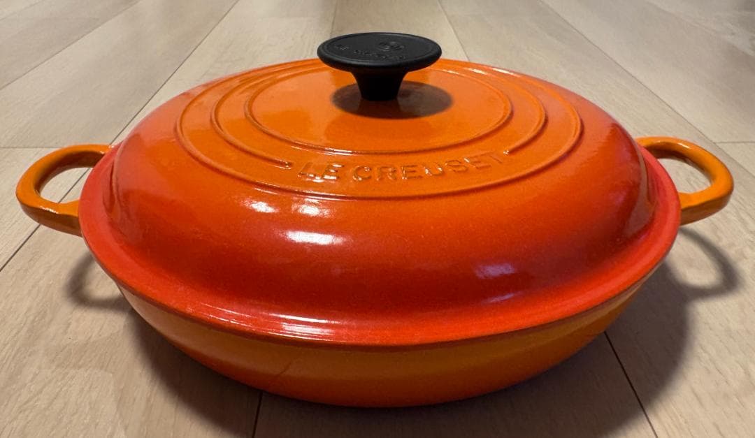 【専用】LE CREUSET ル・クルーゼビュッフェキャセロール26㎝ オレンジ