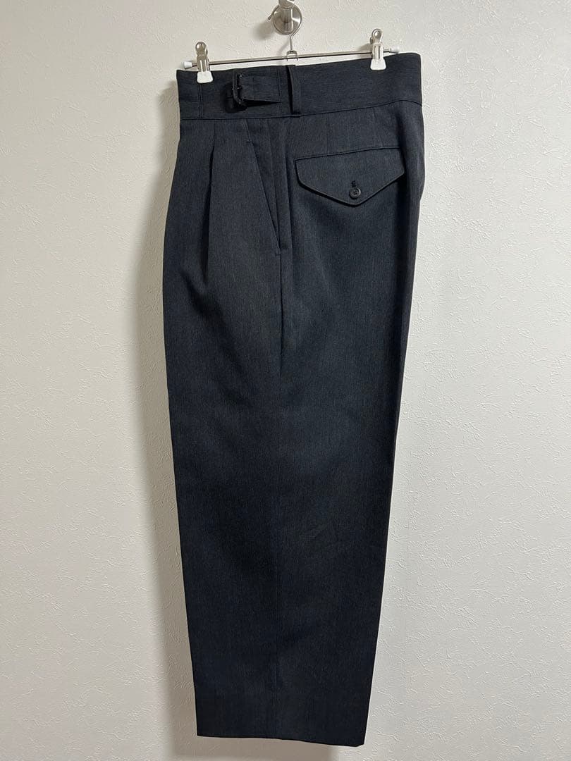 THE RERACS 定番グルカ　トップグレー スラックス　サイズ48 ギャバ