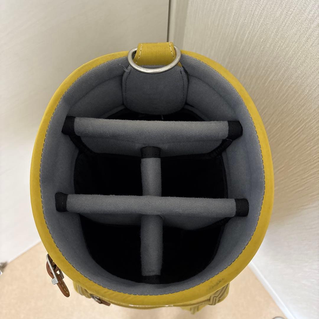 オノフ　キャディバッグ　マスタード