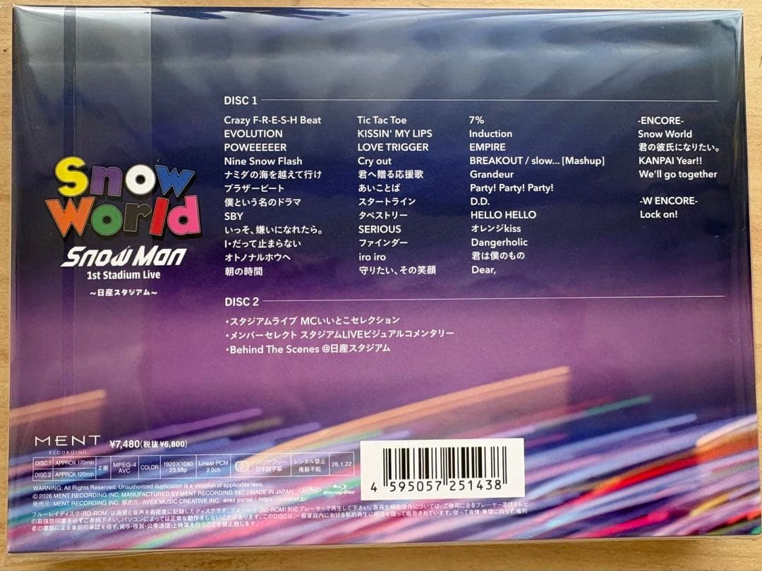 ミュージック  World  Man 1st Stadium Live