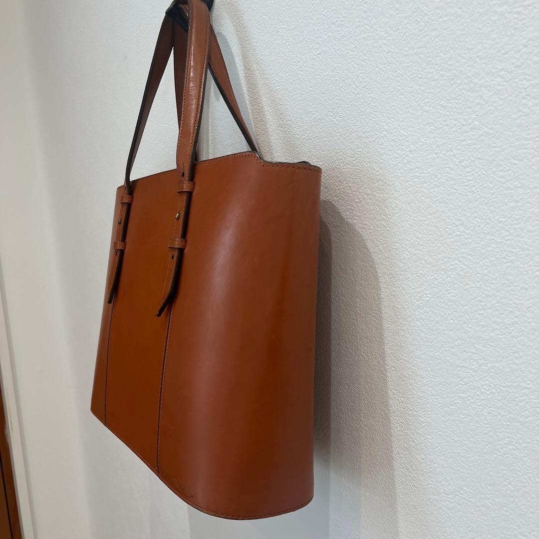 天皇御用達 ソメス サドル SOMES ビジネスバッグ本革ブラウンA4 自立