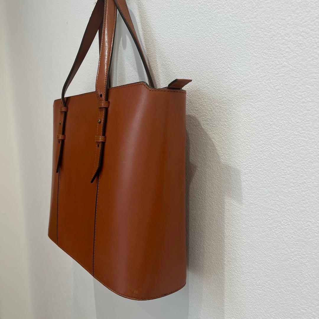 天皇御用達 ソメス サドル SOMES ビジネスバッグ本革ブラウンA4 自立