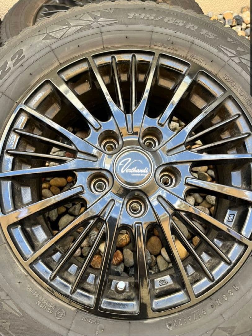 【美品】195 65 R15 トーヨー スタッドレス タイヤ4本セット バリ溝