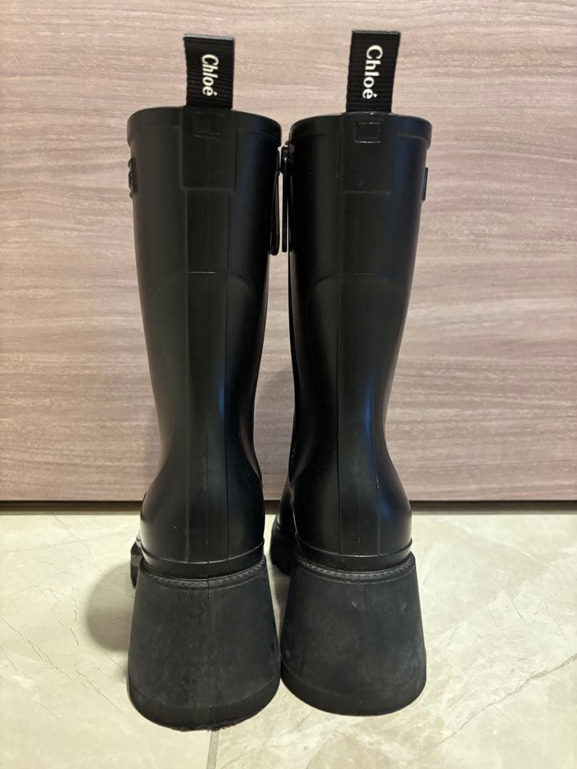 即日発送可⭕️ サイズ37(24cm) Chloe クロエ レインブーツ ベティ