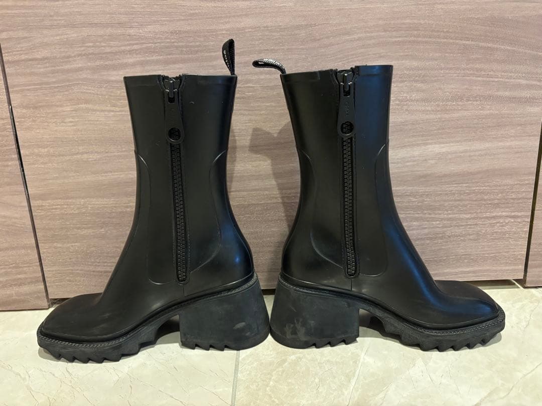 即日発送可⭕️ サイズ37(24cm) Chloe クロエ レインブーツ ベティ