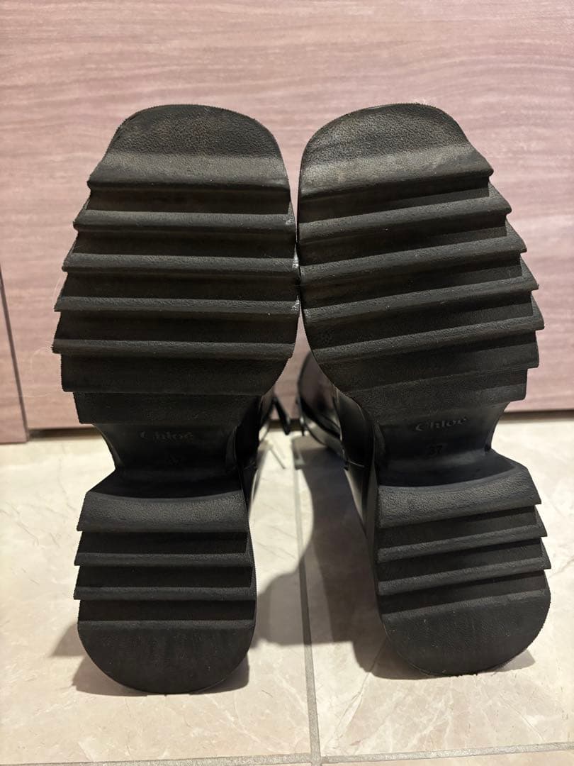 即日発送可⭕️ サイズ37(24cm) Chloe クロエ レインブーツ ベティ