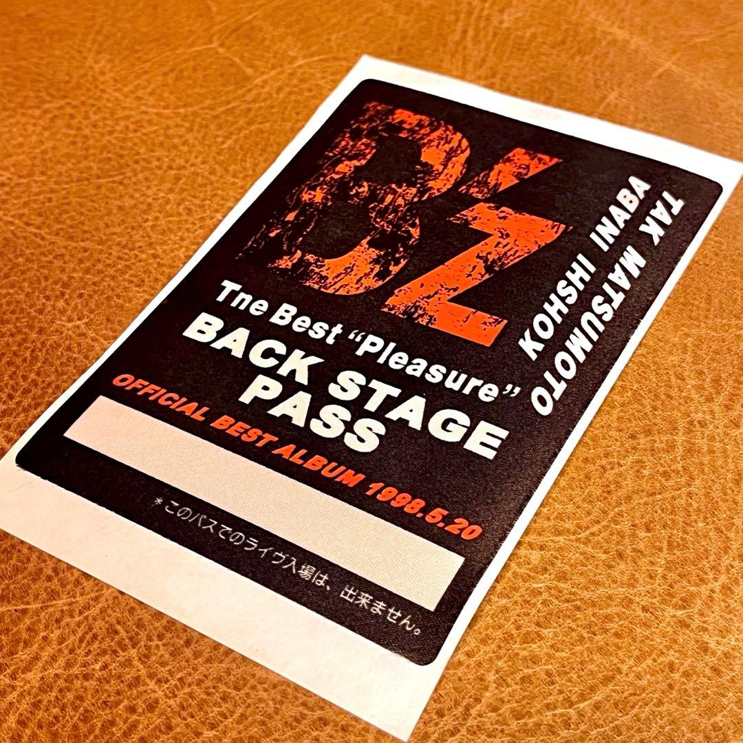 B'z The Best \"Pleasure\" バックステージパス ステッカー