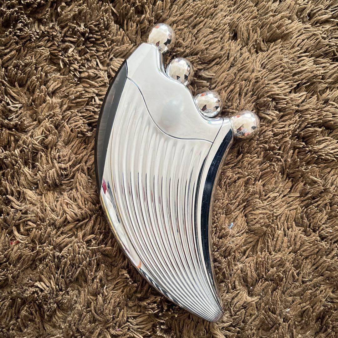 【美品】効果有! ReFa 美顔ローラー カッサ/シルバー 4ボール　専用袋付き