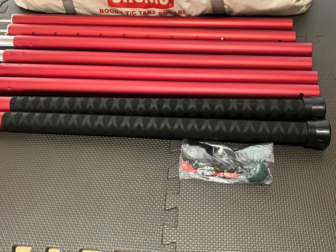 チャムス CHUMS Booby T/C タープ スクエア ポール2本付