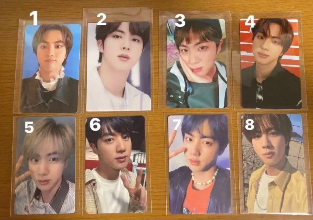 bts jin ジン トレカ