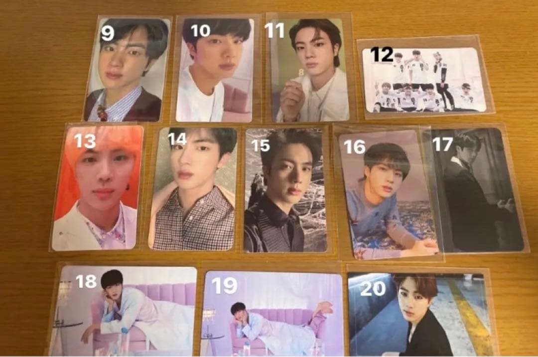 bts jin ジン トレカ