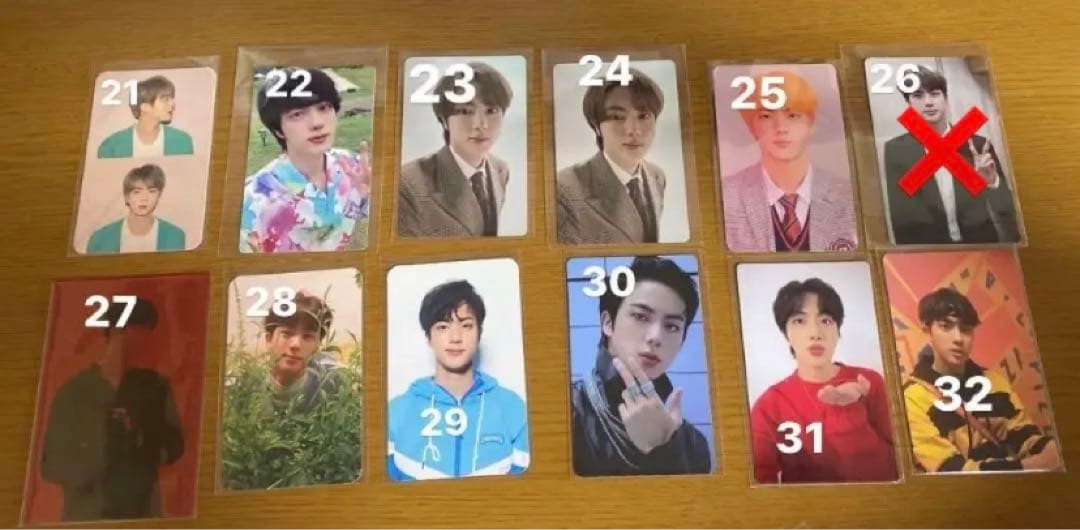 bts jin ジン トレカ