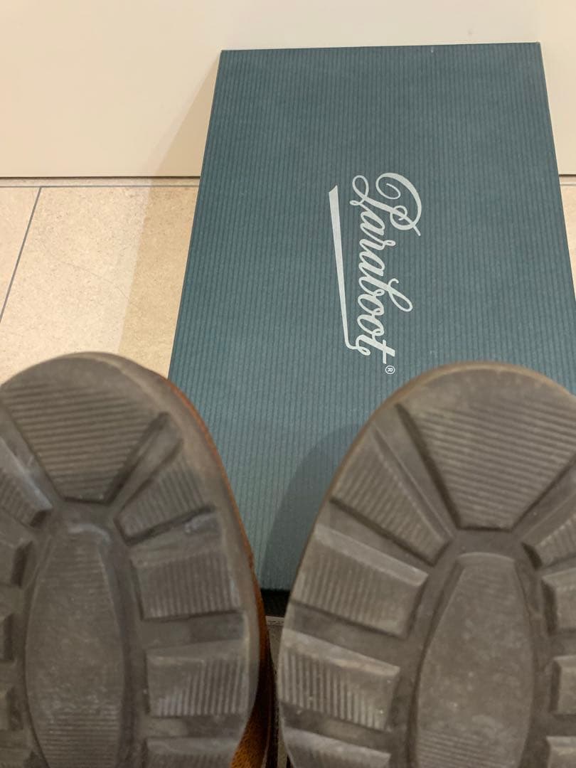 パラブーツ ウィリアム グレインコニャック UK7.5