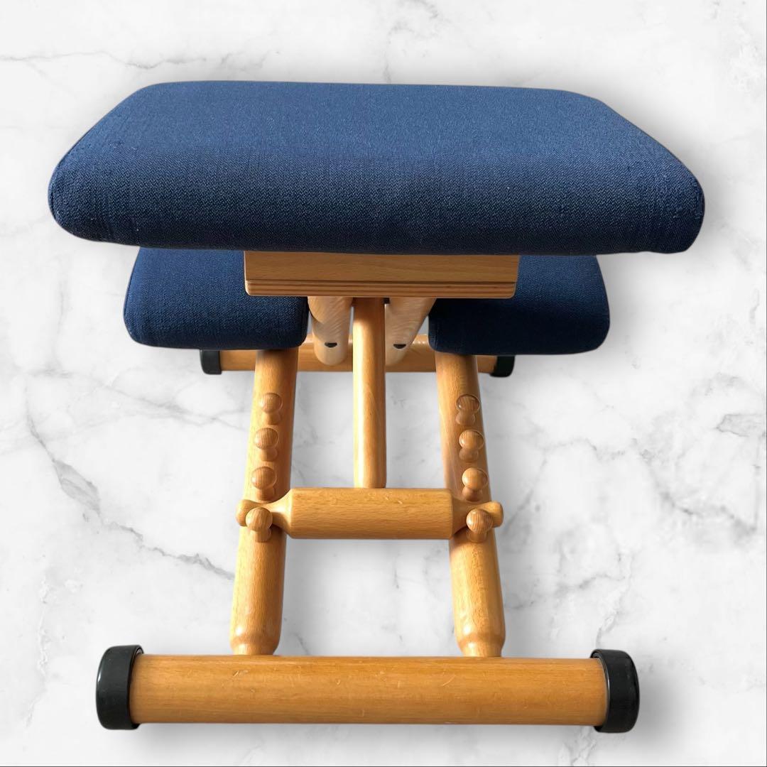 【STOKKE 】MULTI マルチ バランスチェア ネイビー①