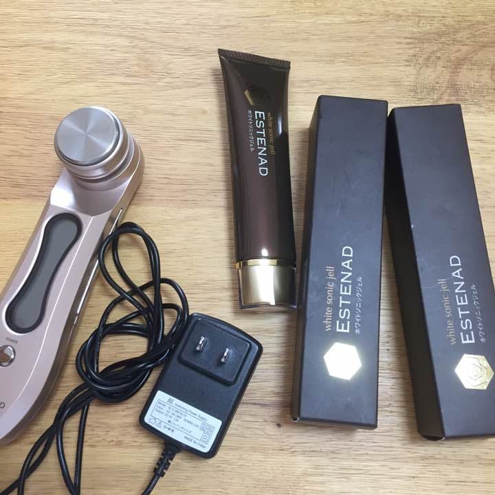 エステナードソニック【rose】本体＋ジェル４本