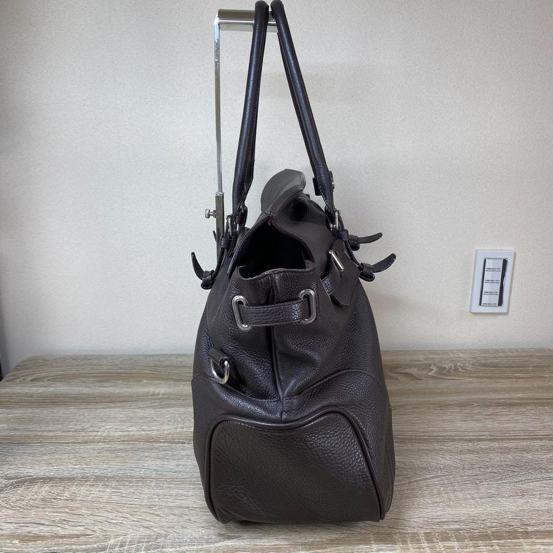 ペッレモルビダ メイデン ボヤージュ ブリーフケース ボストンバッグ　ブラウン