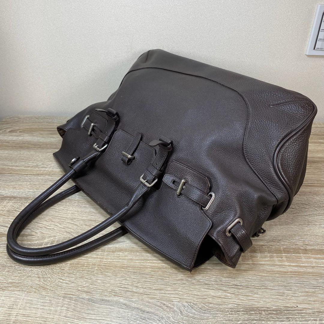 ペッレモルビダ メイデン ボヤージュ ブリーフケース ボストンバッグ　ブラウン