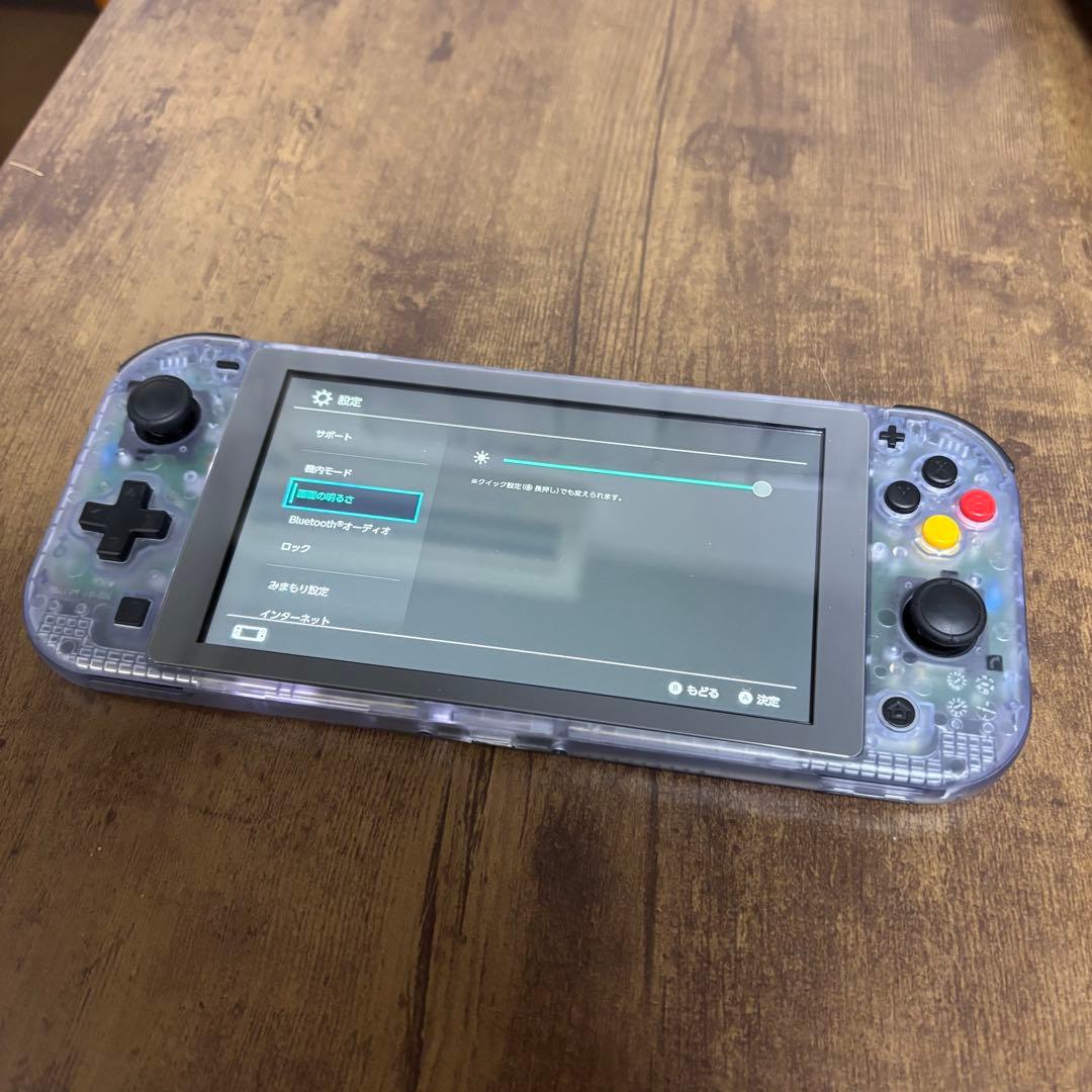 Nintendo Switch Lite グレイシャーブルー カスタム品