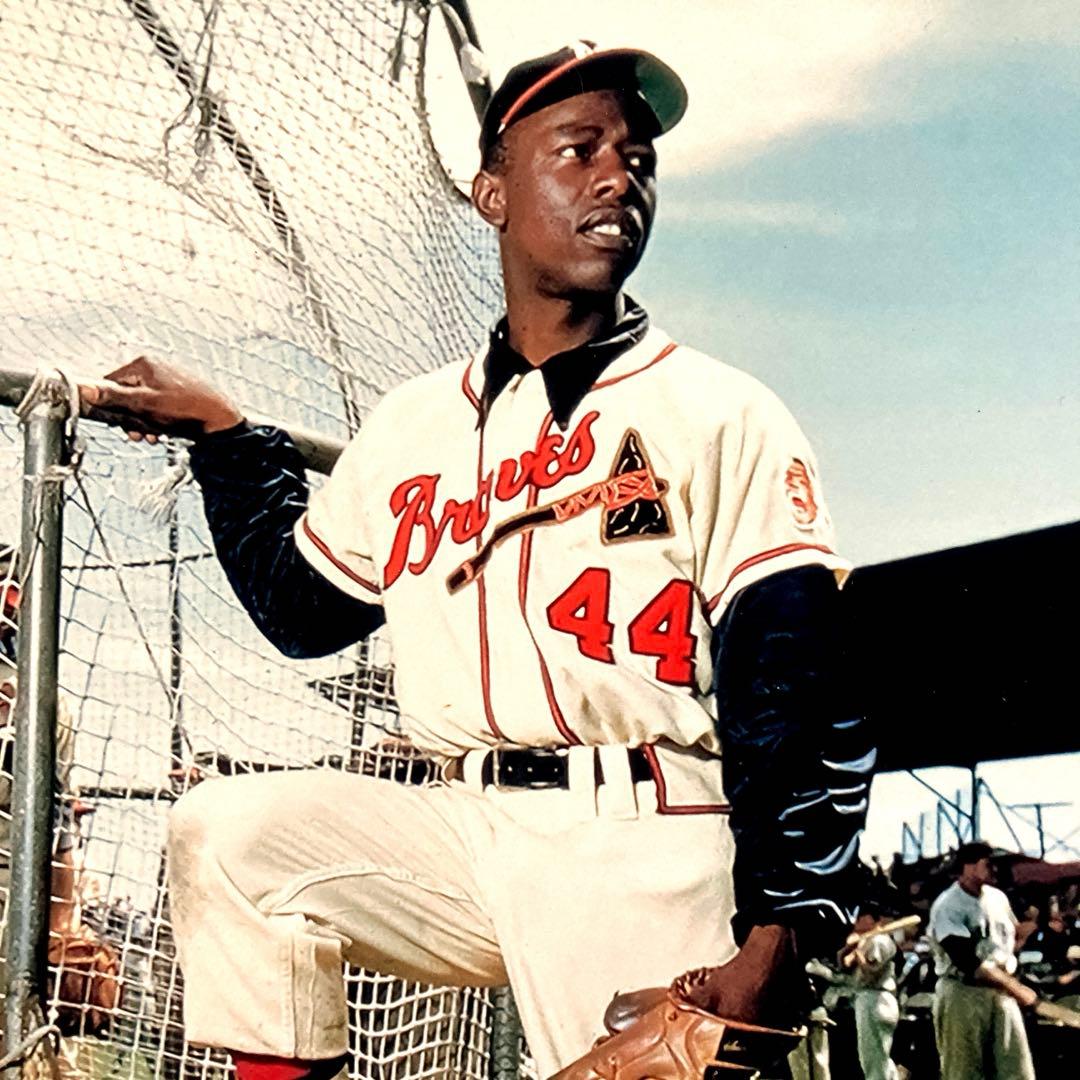 ハンク・アーロン直筆サイン入り超大型写真…