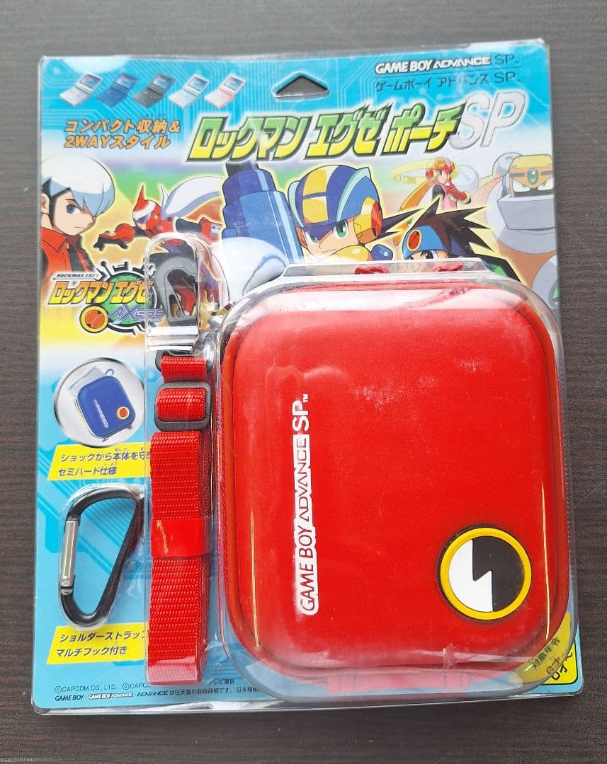 ★ ゲームボーイアドバンスSP 専用 ロックマンエグゼ ポーチ SP レッド★