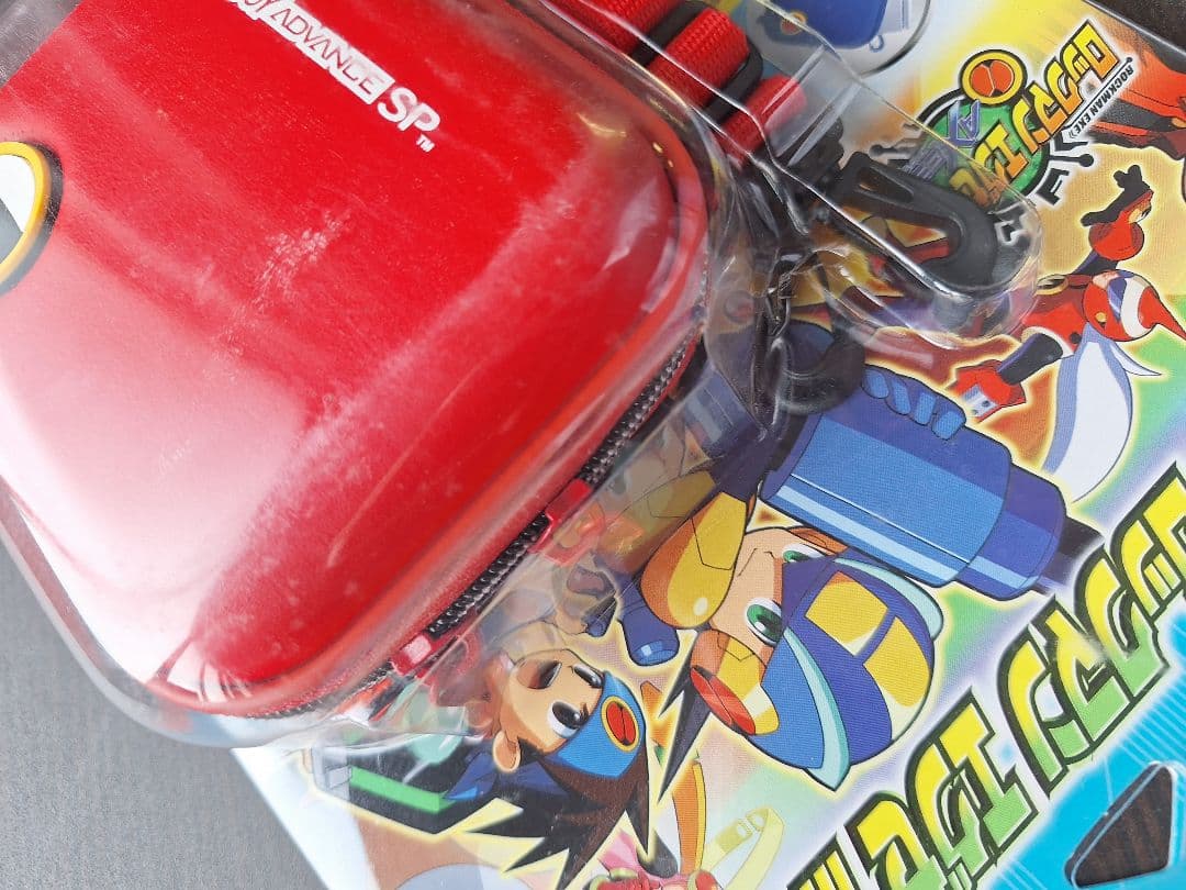 ★ ゲームボーイアドバンスSP 専用 ロックマンエグゼ ポーチ SP レッド★