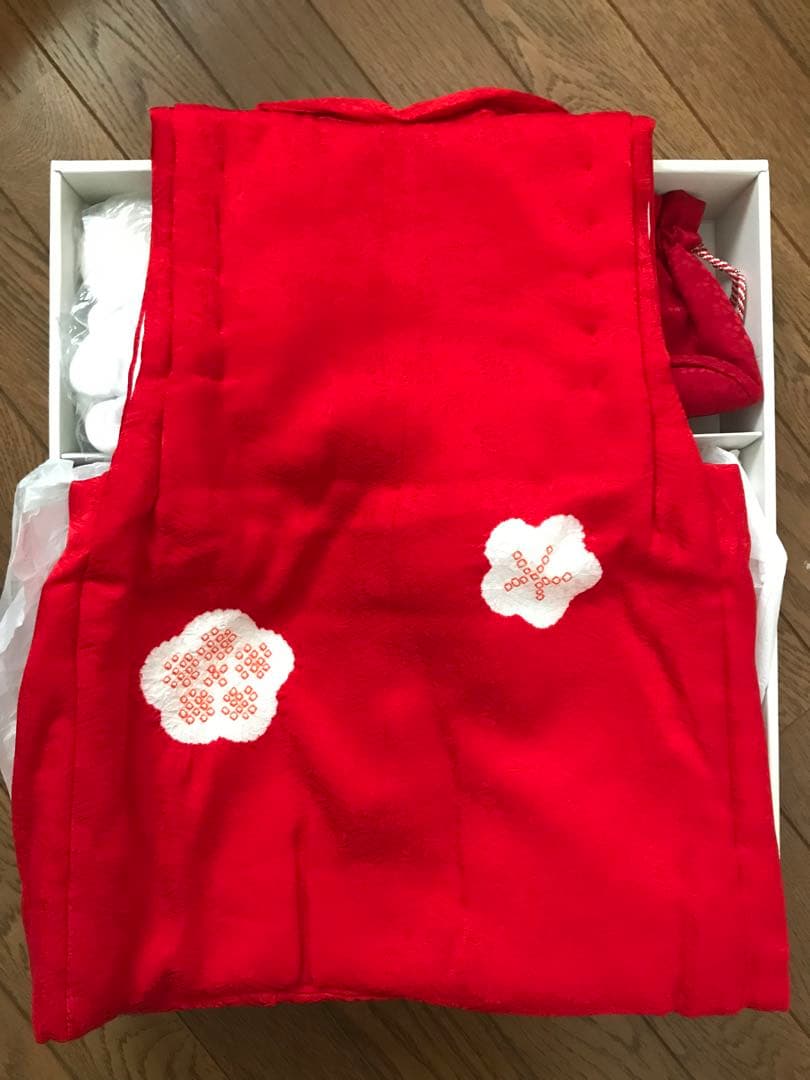 七五三衣装セット 赤ピンク系　3歳　高島屋