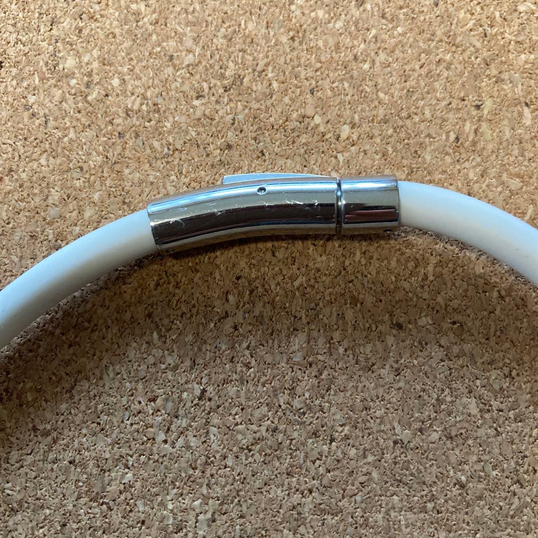 美品⭐︎unity ユニティ　北投石　ネックレス　ホワイト　L