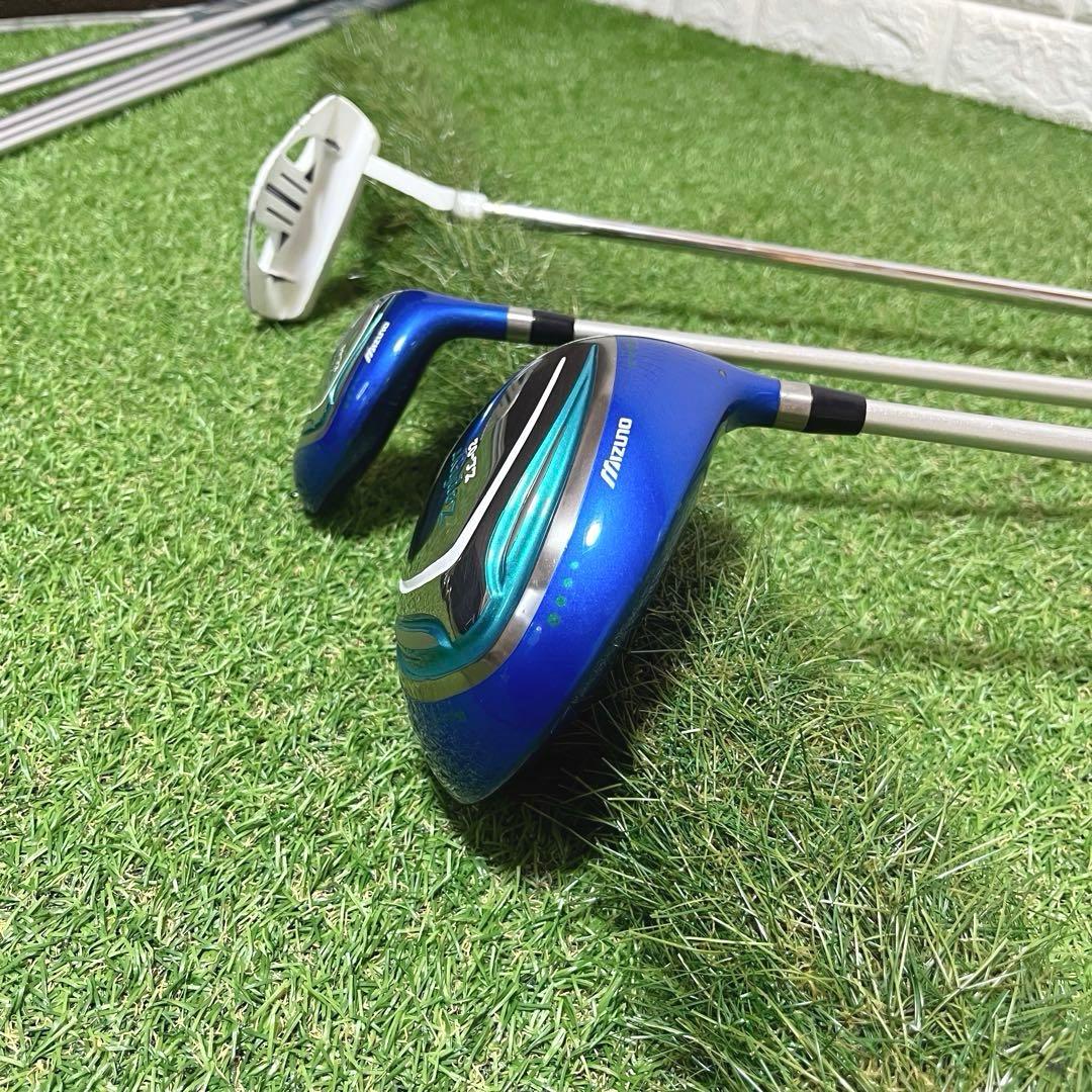 美品 Mizuno Zephyr ZL-02 レディースゴルフクラブ8本セット