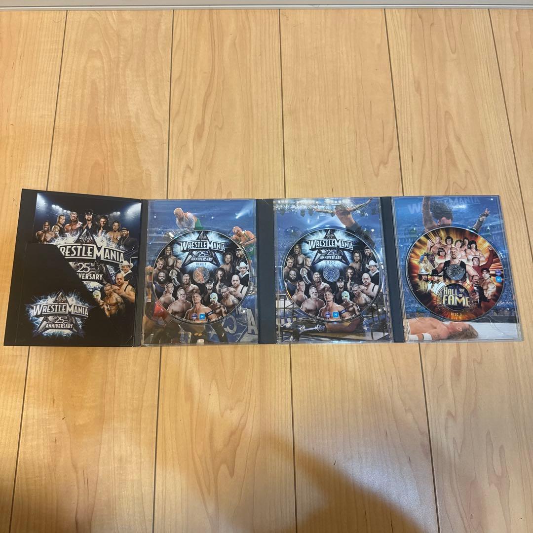 スポーツ・フィットネス WRESTLEMANIA 25TH ANNIVERSARY 3 DISC SET