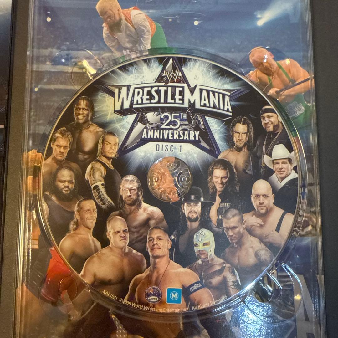 スポーツ・フィットネス WRESTLEMANIA 25TH ANNIVERSARY 3 DISC SET